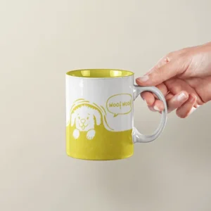 ספל חיות צהוב